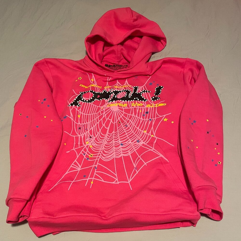 Sp5der Pink P*nk Hoodie